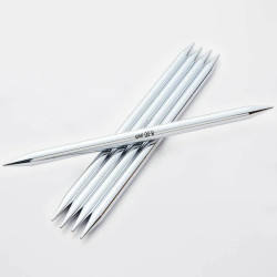 Druty pończoszane (skarpetkowe) 10cm METALOWE - KnitPro Nova