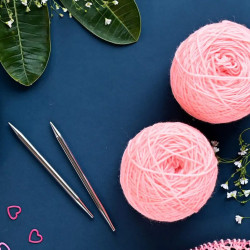 Druty wymienne (wkręcane) METALOWE - KnitPro Nova Special (KRÓTKIE)